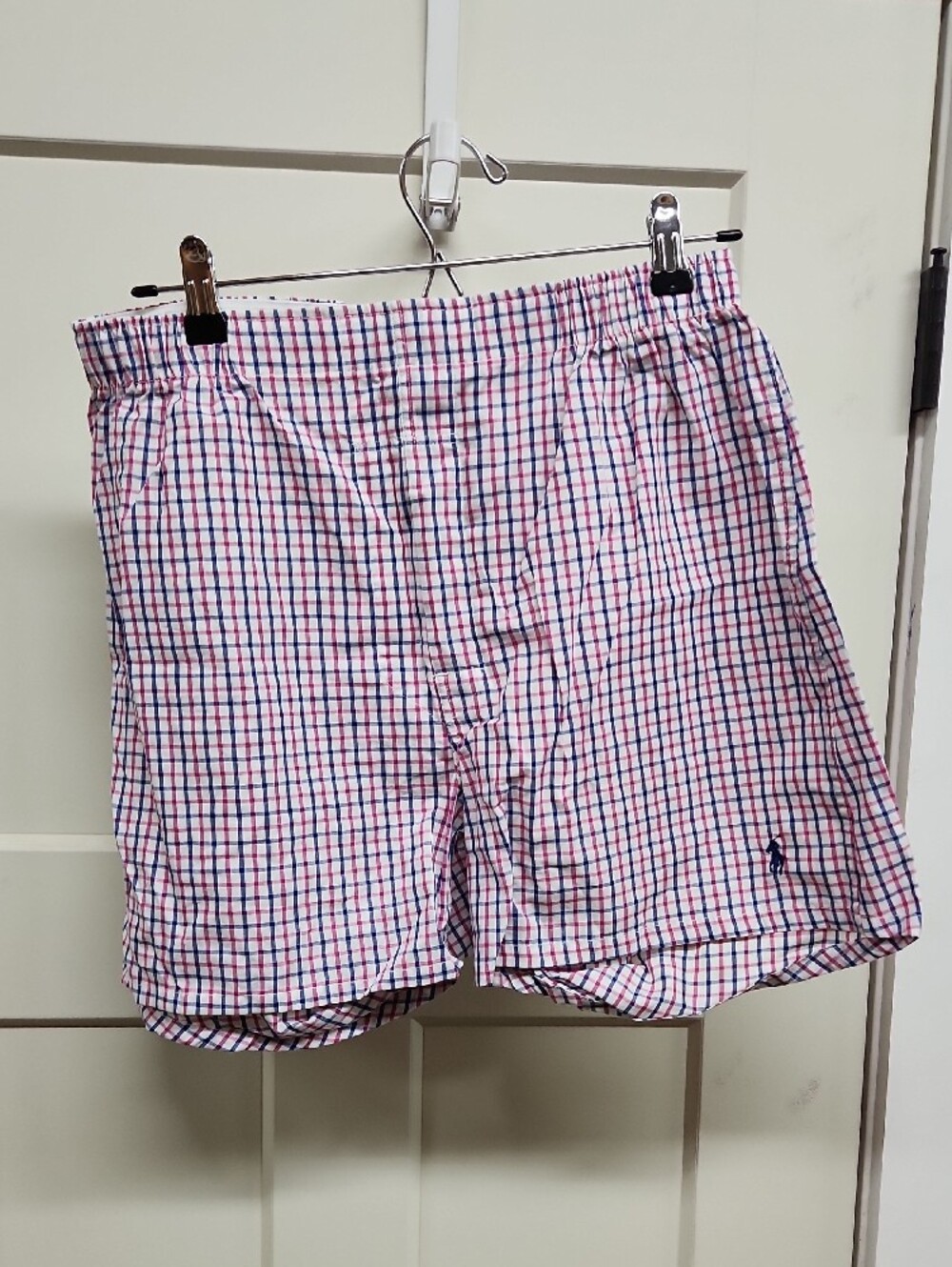 3 Polo by Ralph Lauren Red Blue Yellow White Plaid Men’s Boxers - Picture 9 of 10